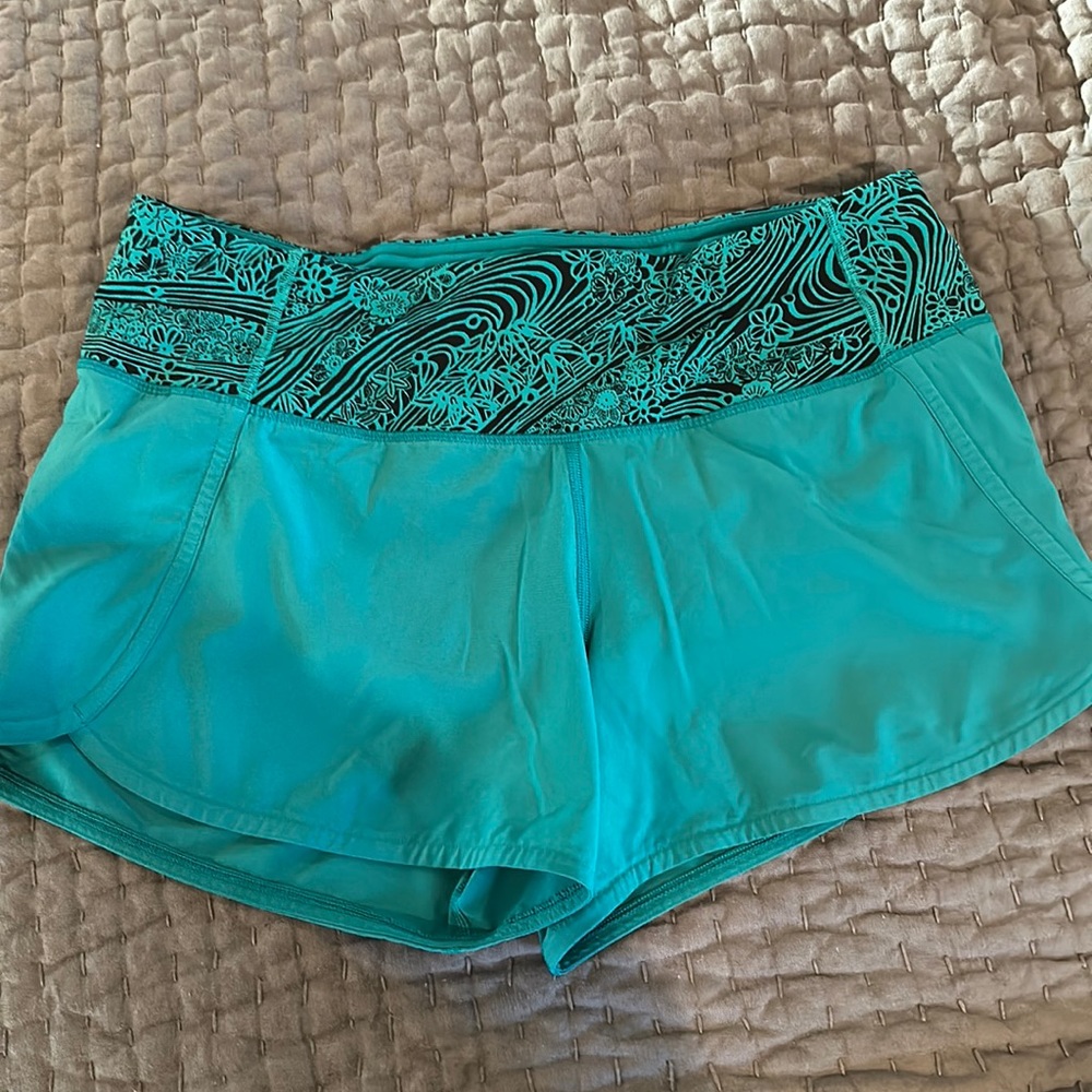 Lululemon Speed Up shorts.